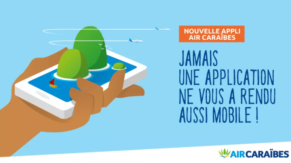 Air Caraïbes lance la nouvelle version de son application mobile