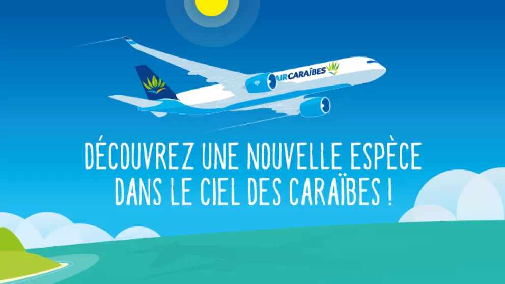 Découvrez le nouvel A350 XWB* d’Air Caraïbes entre Paris et les Antilles