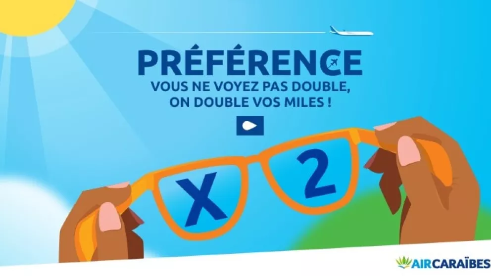 Doublez vos miles grâce au programme de fidélité Préférence