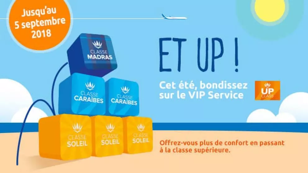 Upgradez votre voyage avec Up Class !