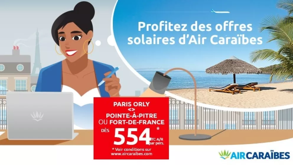 Les offres solaires d'Air Caraïbes sont là!