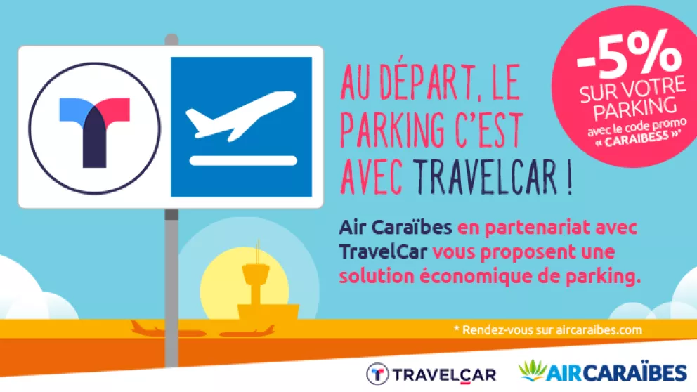 Au départ, le parking c’est avec TravelCar !