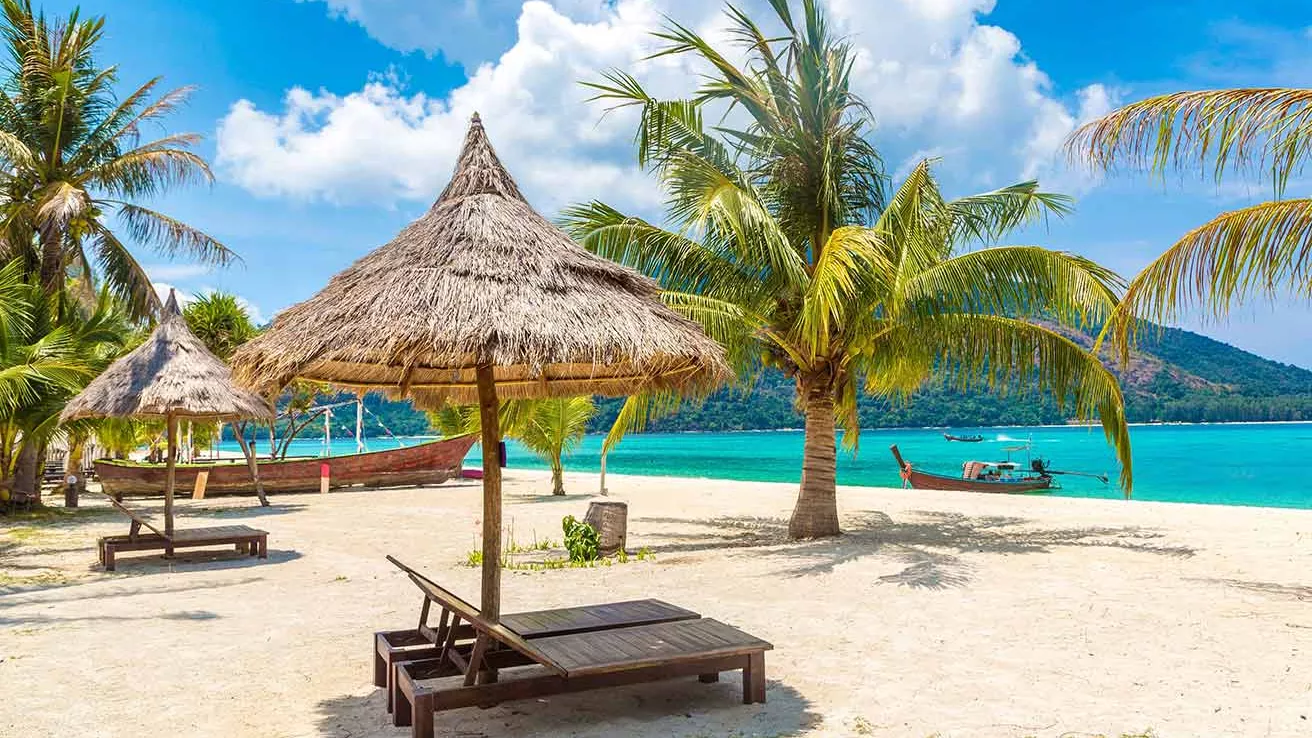 Magnifique plage de l&#039;île d&#039;Aruba