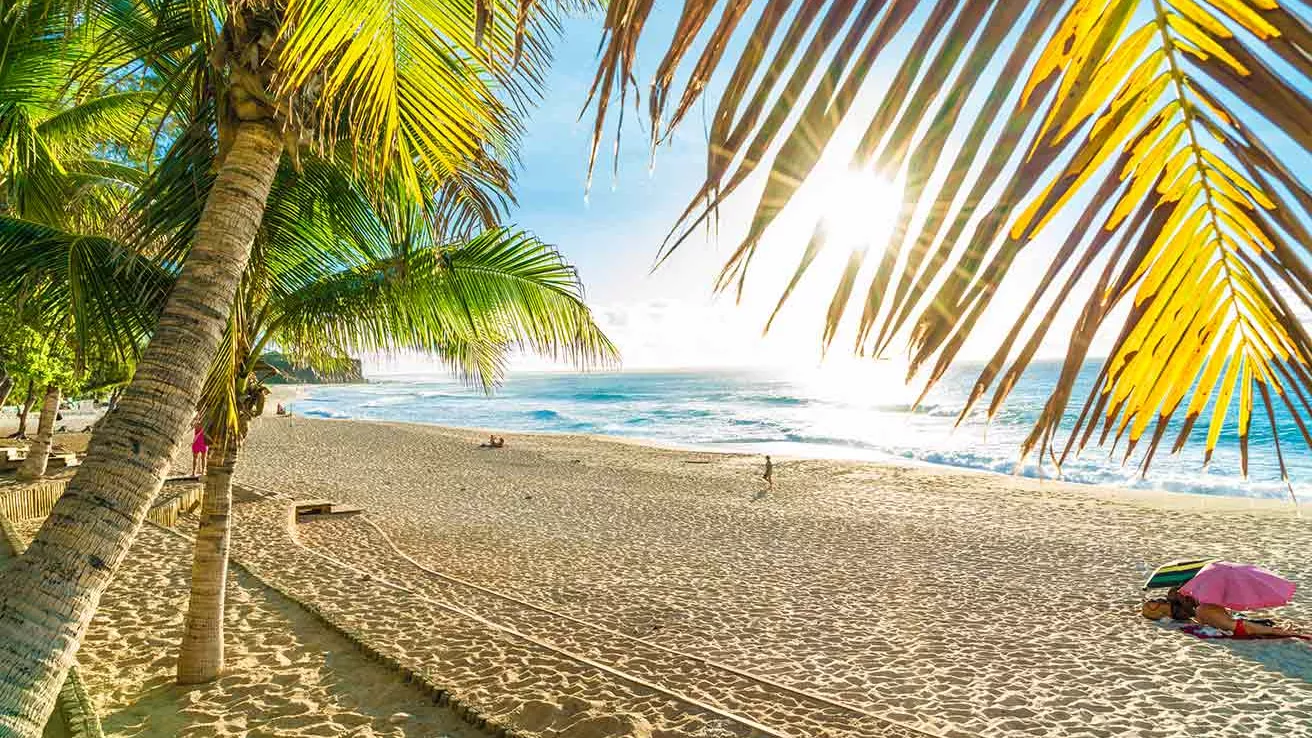 La plage de Boucan Canot à la Réunion