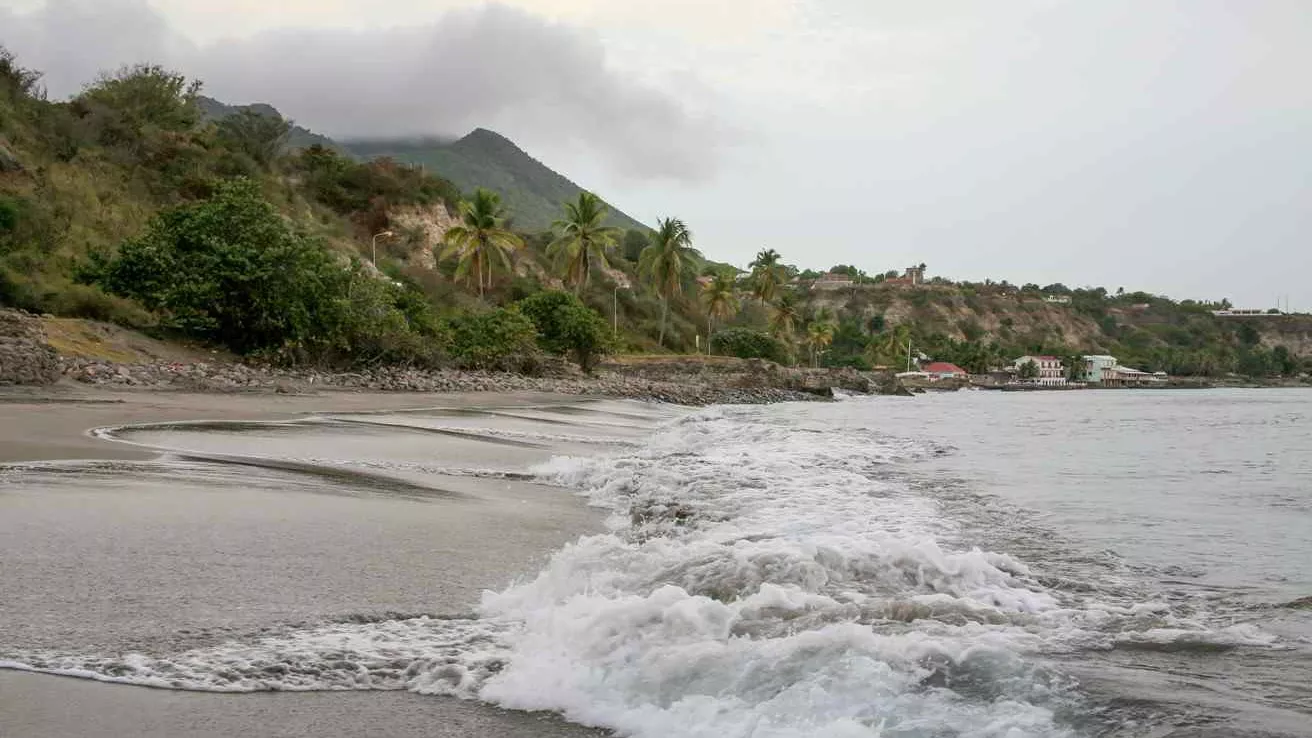 Playa de la isla de San Eustaquio