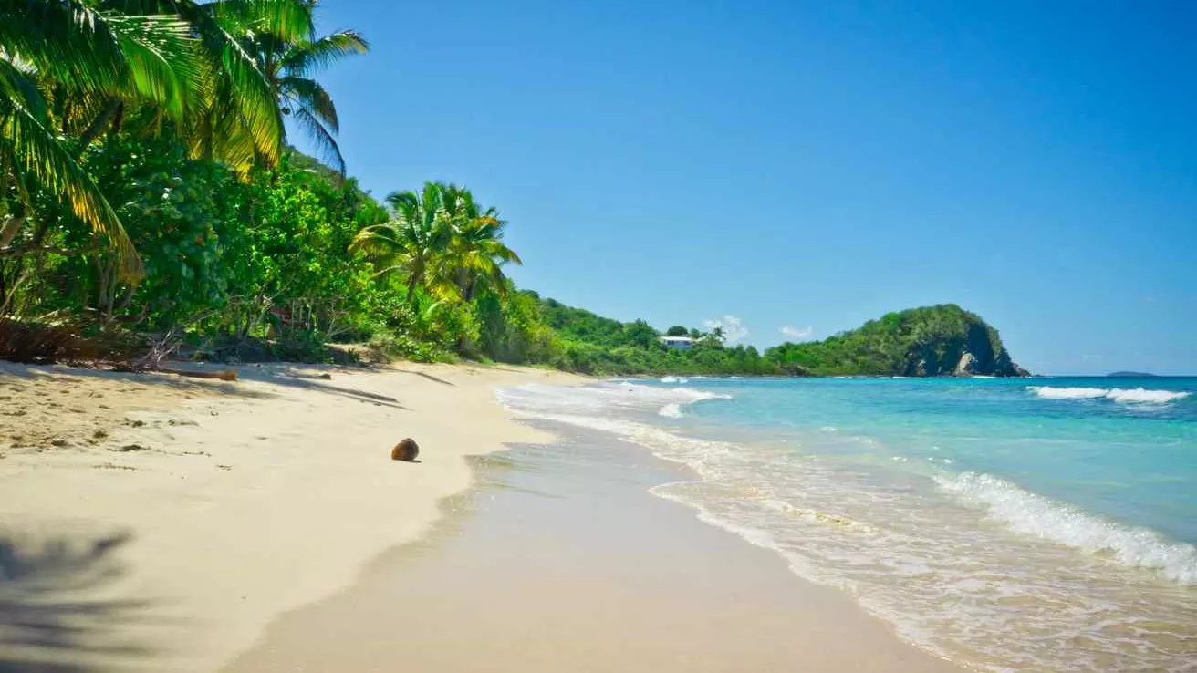 Belle vue sur Tortola, îles Vierges britanniques