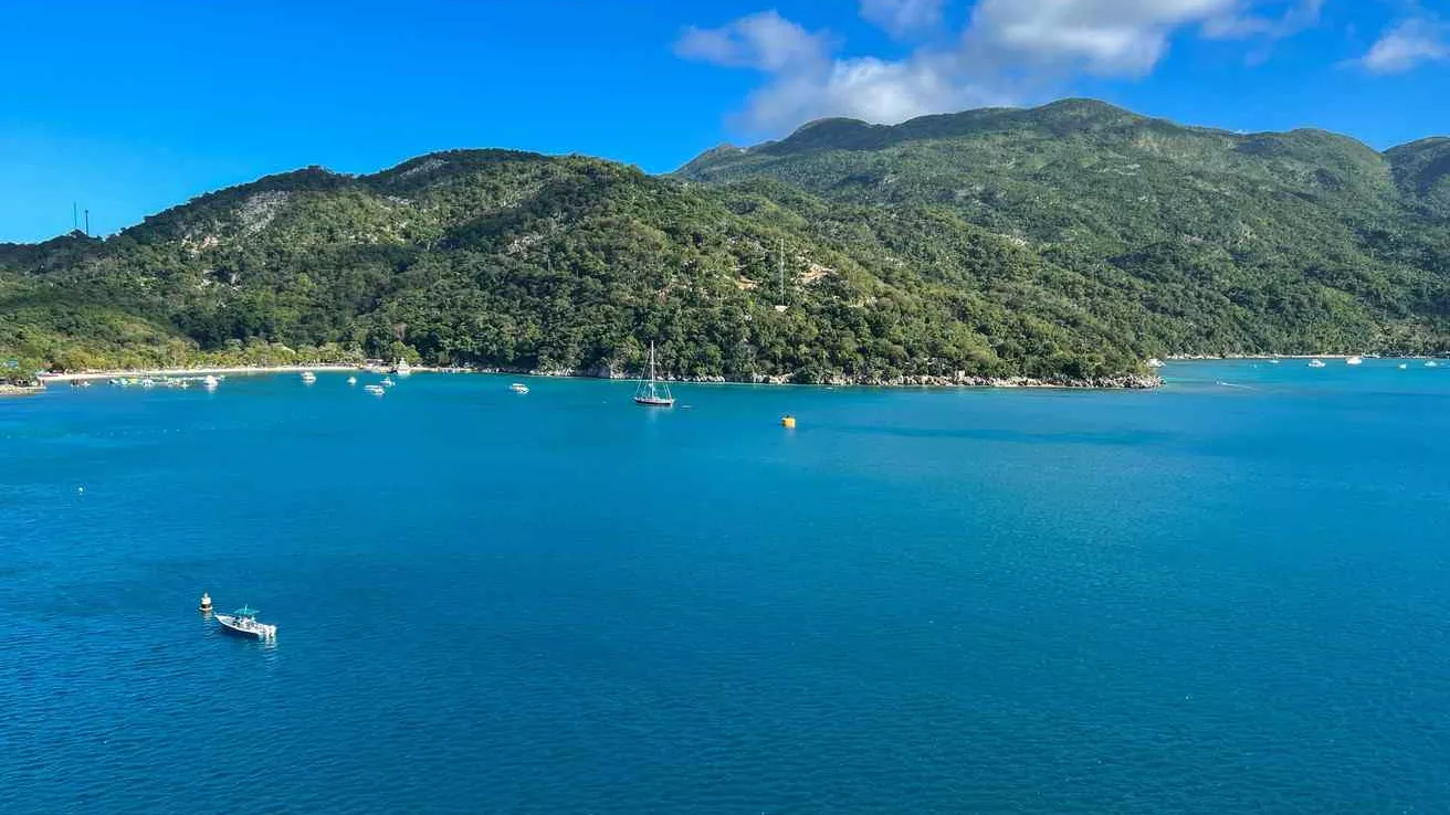 Le port tropical de Labadee en Haïti