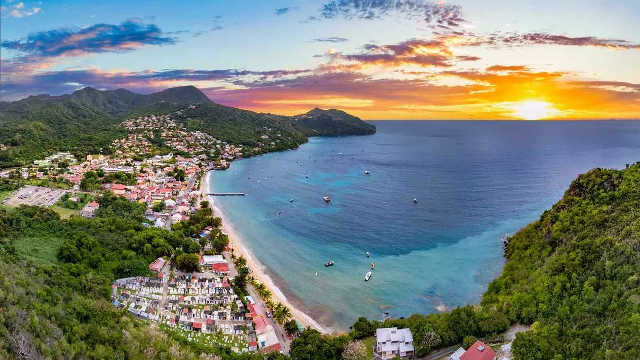 La baie des Anses d&#039;Arlet en Martinique