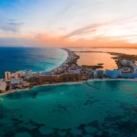 Coucher de soleil de Cancun