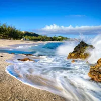 Plage de Boucan Canot sur l&#039;île de la Réunion