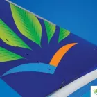 Logo sur une aile d'avion Logo sur une aile d'avion