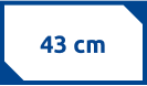 43cm