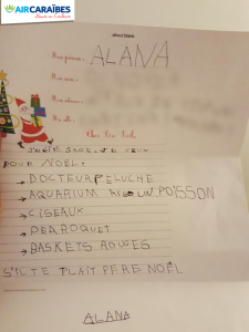 lettre au pere noel alana