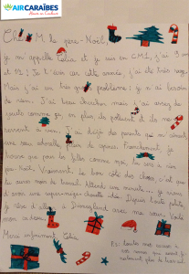 lettre au pere noel celia