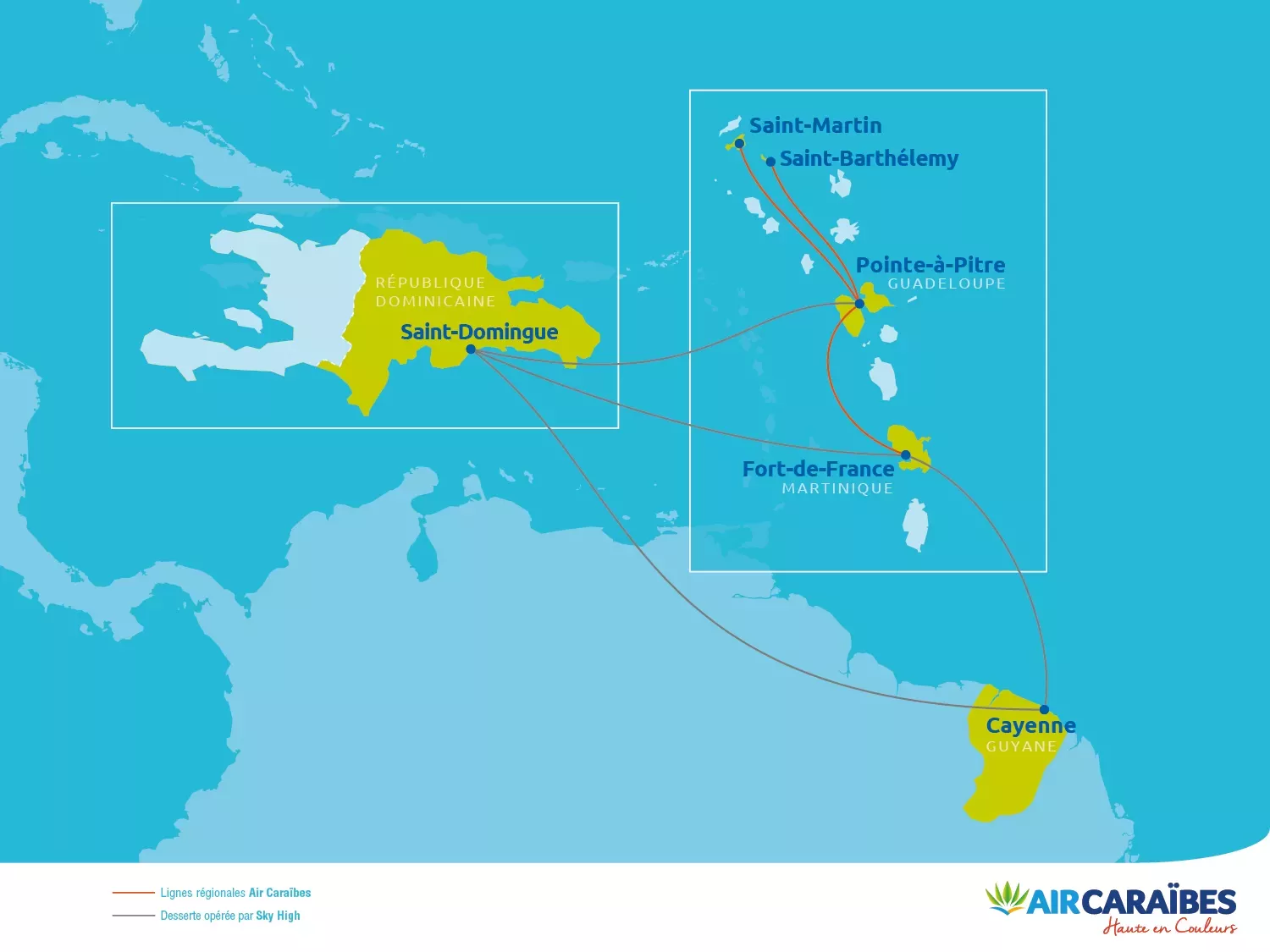 Regional network map