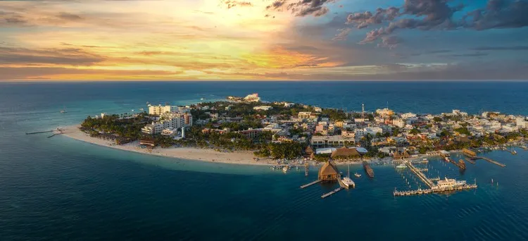 Coucher de soleil sur Isla Mujeres