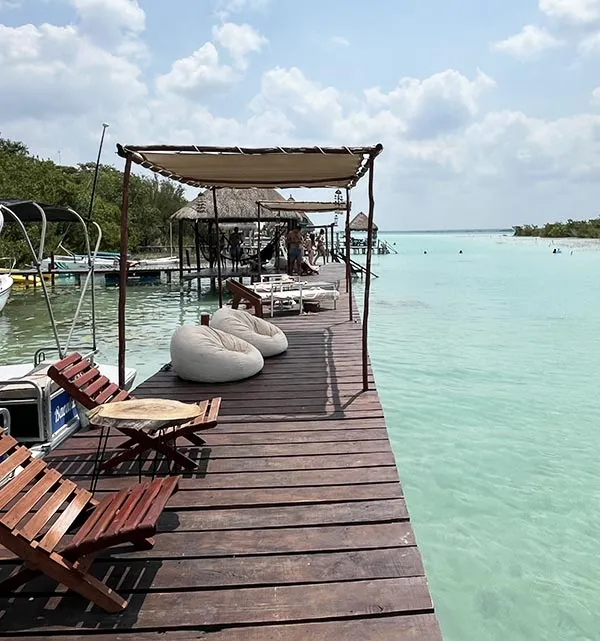 Photo d&#039;un ponton à Cancun