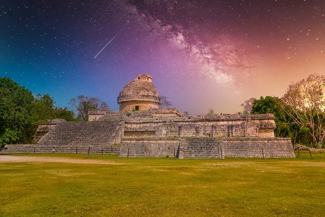 Ruines du temple observatoire El Caracol, Chichen Itza