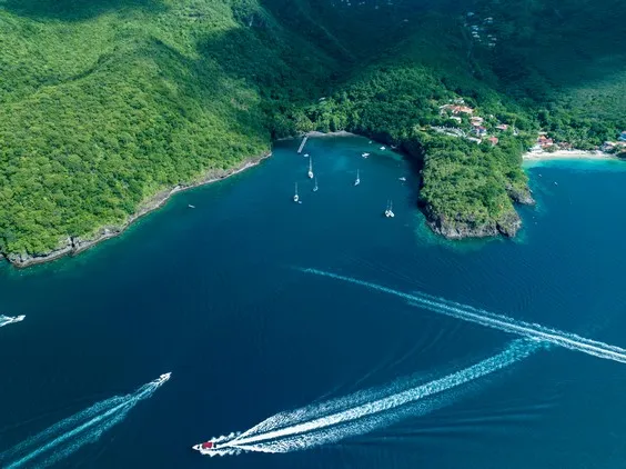 Vue aérienne Anse Arlet