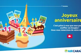 Joyeux anniversaire Air Caraïbes