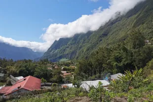 Photo de la ville de Hell Bourg à la Réunion