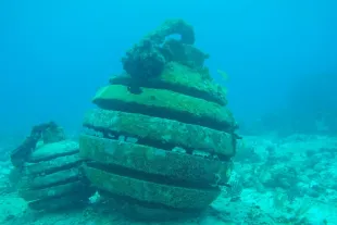 Statues sous-marines au Mexique