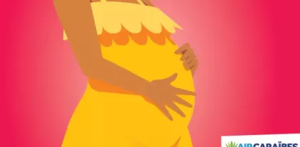 illustration d'une femme enceinte